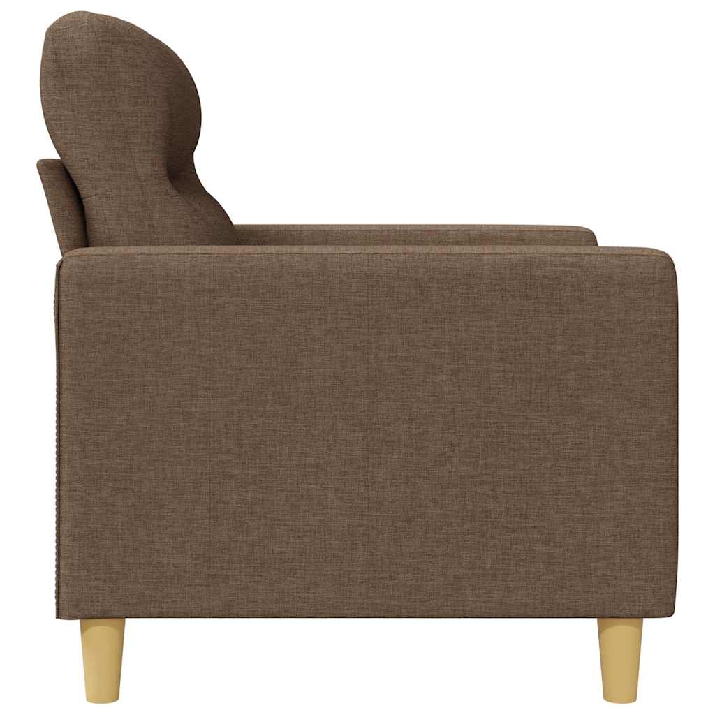 Barna szövet kanapéfotel 60 cm 5