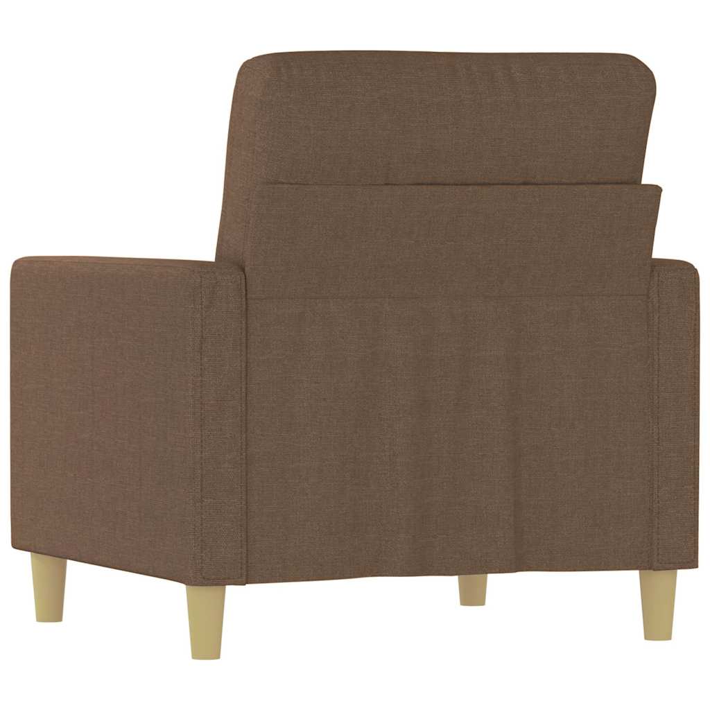 Barna szövet kanapéfotel 60 cm 6