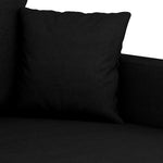 Fekete szövet kanapéfotel 60 cm 7