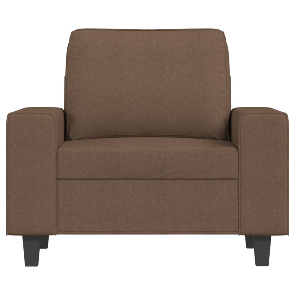 Barna szövet kanapéfotel 60 cm 3