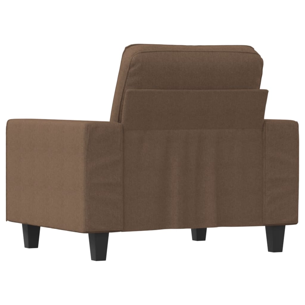 Barna szövet kanapéfotel 60 cm 5