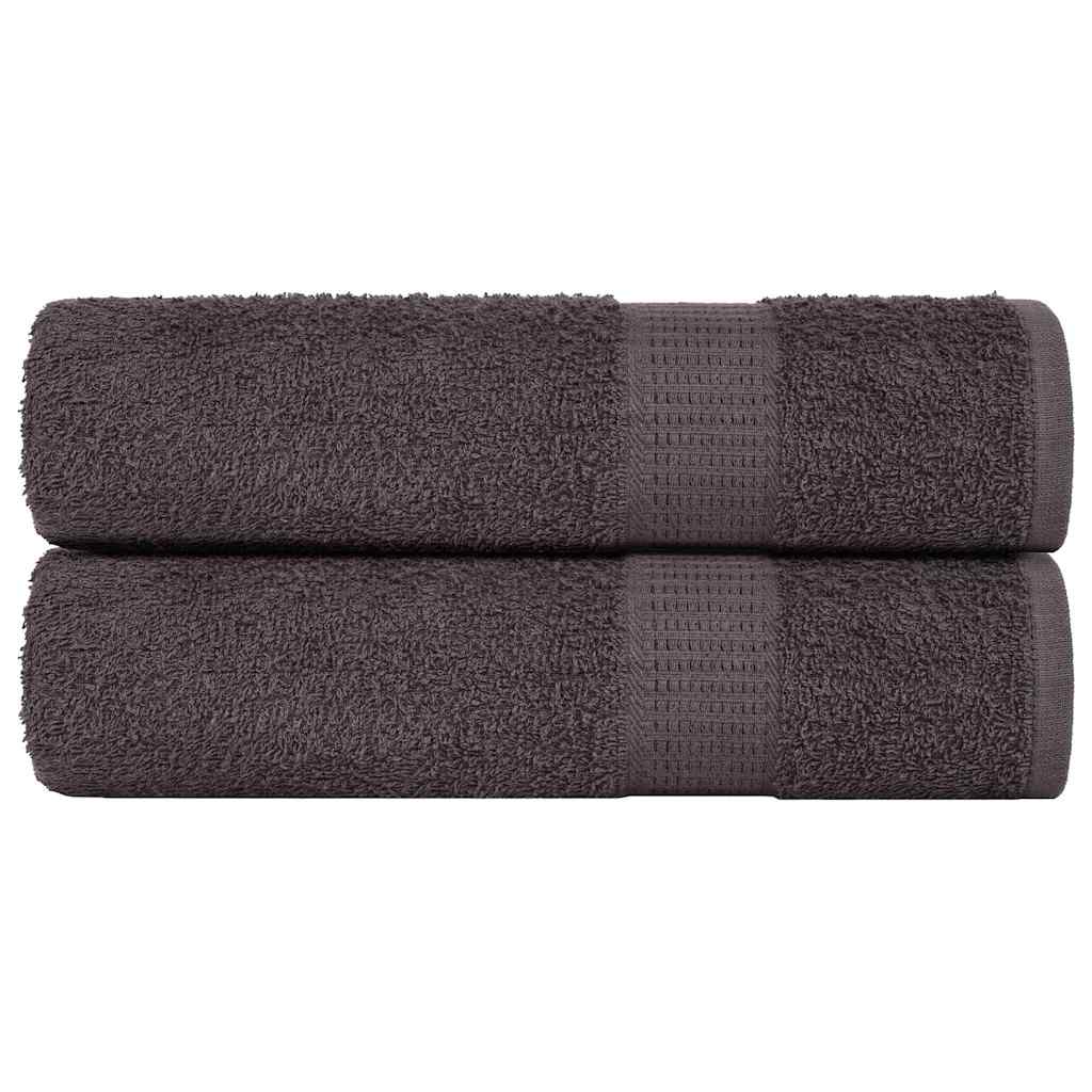 2 db antracit színű FROGN zuhanytörölköző 70 x 140 cm 360 g/m²