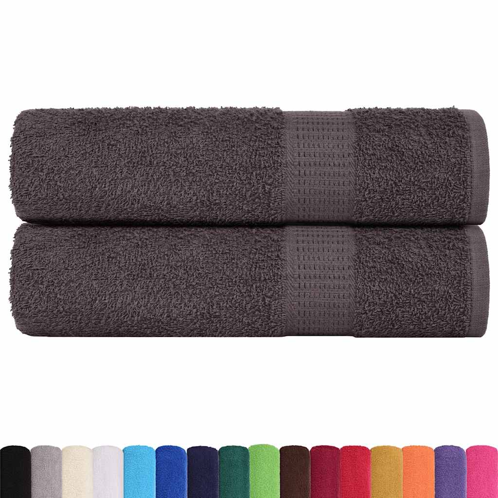2 db antracit színű FROGN zuhanytörölköző 70 x 140 cm 360 g/m² 2
