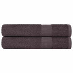 2 db antracitszürke szaunatörölköző FROGN 80 x 200 cm 360 g/m²