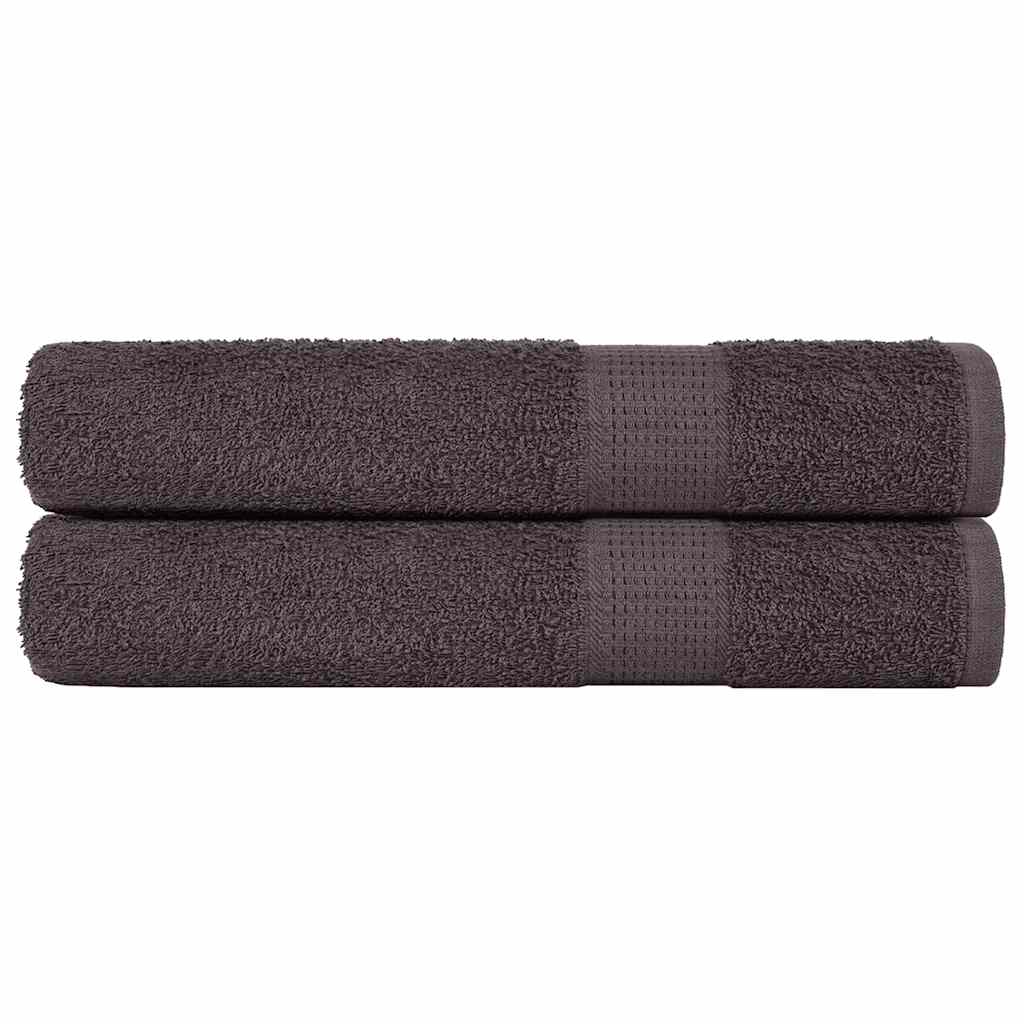 2 db antracitszürke szaunatörölköző FROGN 80 x 200 cm 360 g/m²