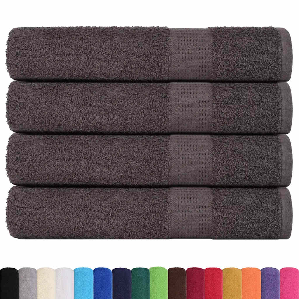 4 db antracit színű FROGN törölköző 100 x 200 cm 360 g/m² 2