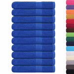 10 db kék szaunatörölköző FROGN 80 x 200 cm 360 g/m² 2