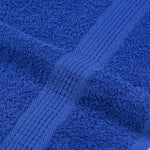 10 db kék szaunatörölköző FROGN 80 x 200 cm 360 g/m² 7