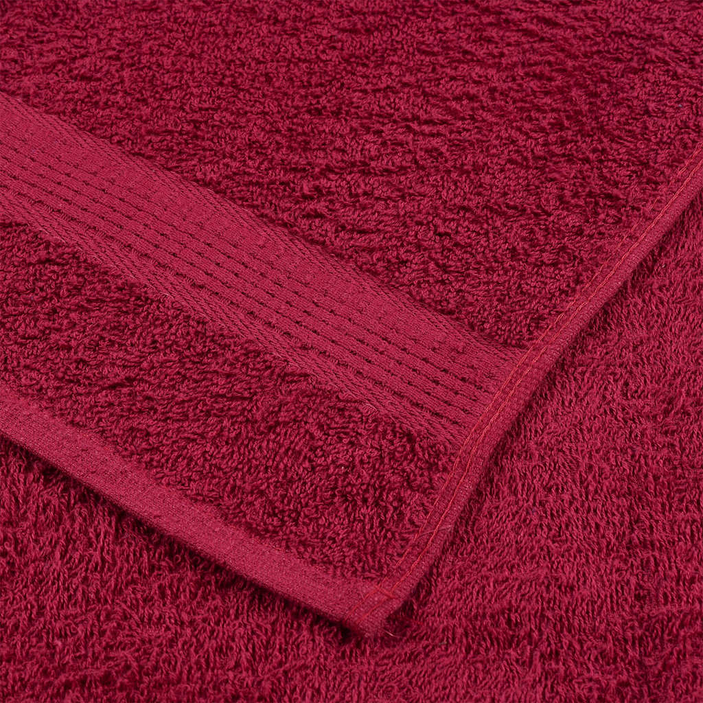 2 db bordói színű FROGN mosdótörlő 30 x 30 cm 360 g/m² 6
