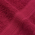 2 db bordói színű FROGN mosdótörlő 30 x 30 cm 360 g/m² 7