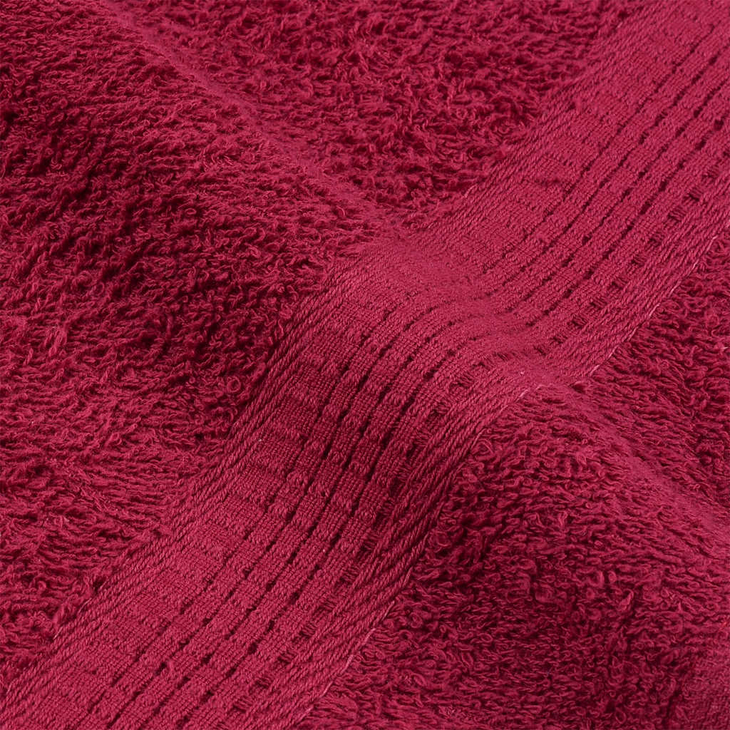 2 db bordói színű FROGN mosdótörlő 30 x 30 cm 360 g/m² 7