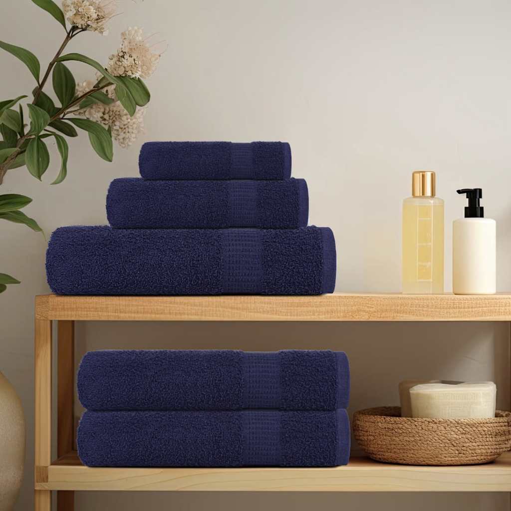4 db sötétkék FROGN vendégtörölköző 30 x 50 cm 360 g/m² 3