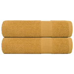 2 db FROGN mintás kéztörlő arany 50 x 100 cm 360 g/m²