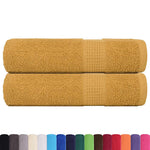 2 db FROGN mintás kéztörlő arany 50 x 100 cm 360 g/m² 2