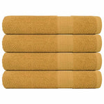 4 db FROGN törölköző arany 100 x 200 cm 360 g/m²