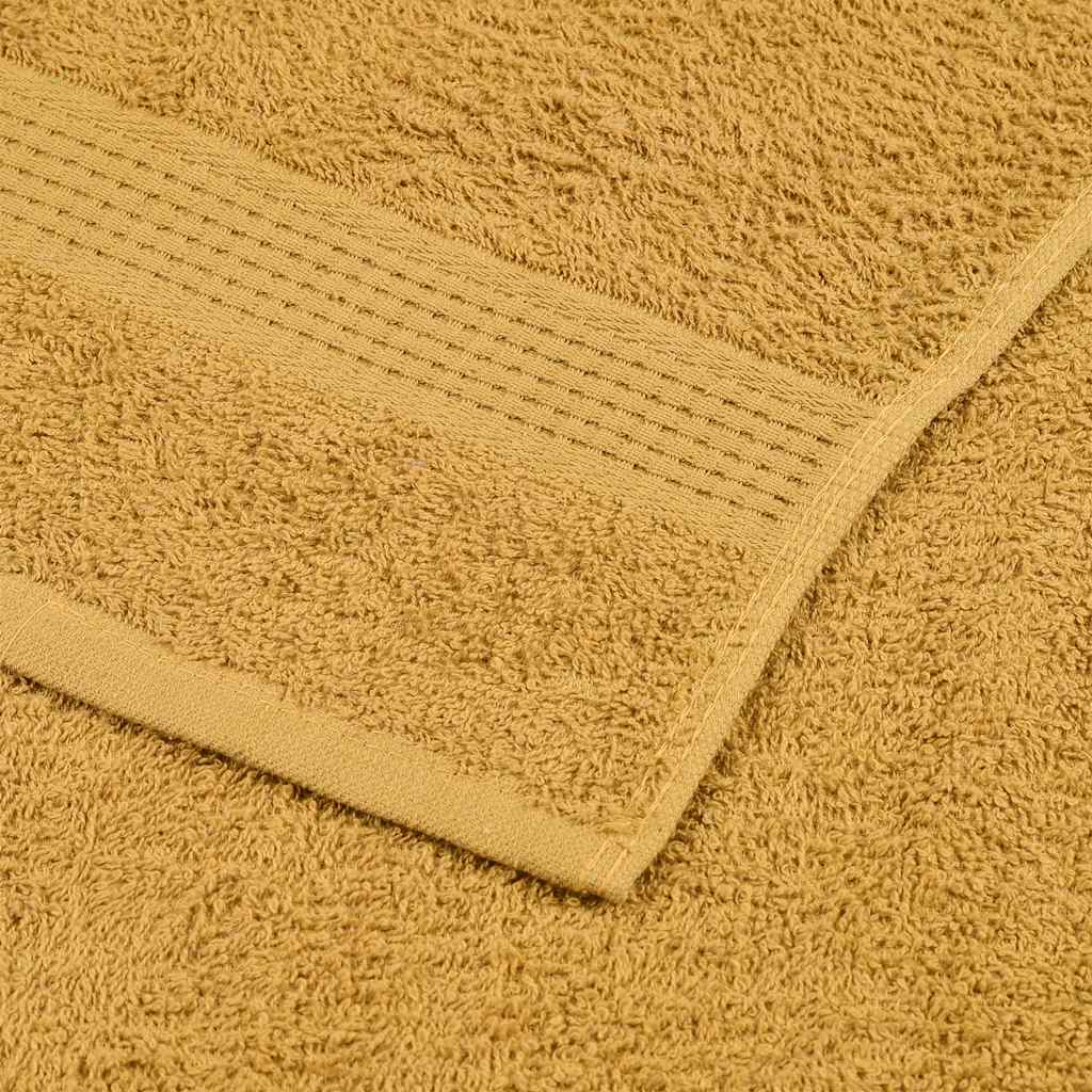 4 db FROGN törölköző arany 100 x 200 cm 360 g/m² 6