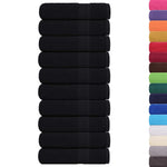 10 db FROGN zuhanytörölköző fekete 70 x 140 cm 360 g/m² 2