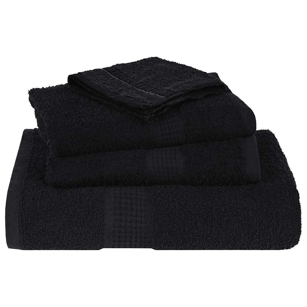 10 db FROGN zuhanytörölköző fekete 70 x 140 cm 360 g/m² 4