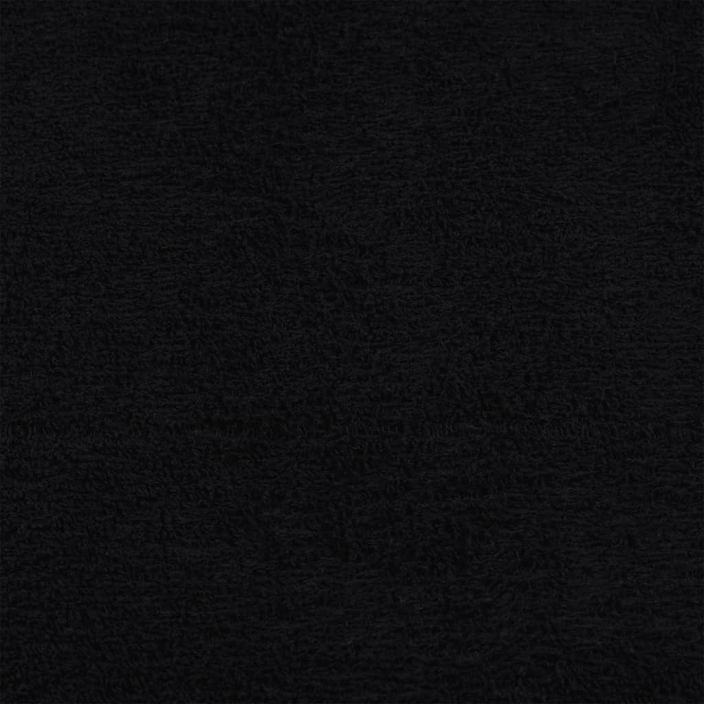 10 db FROGN zuhanytörölköző fekete 70 x 140 cm 360 g/m² 5