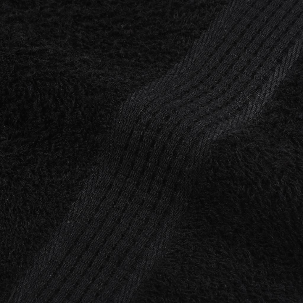 10 db FROGN zuhanytörölköző fekete 70 x 140 cm 360 g/m² 7