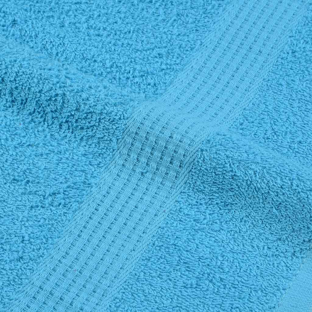 10 db türkizkék FROGN kéztörlő 50 x 100 cm 360 g/m² 7
