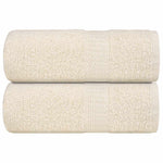 2 db krémszínű vendégtörölköző FROGN 30 x 50 cm 360 g/m²