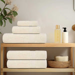 2 db krémszínű vendégtörölköző FROGN 30 x 50 cm 360 g/m² 3