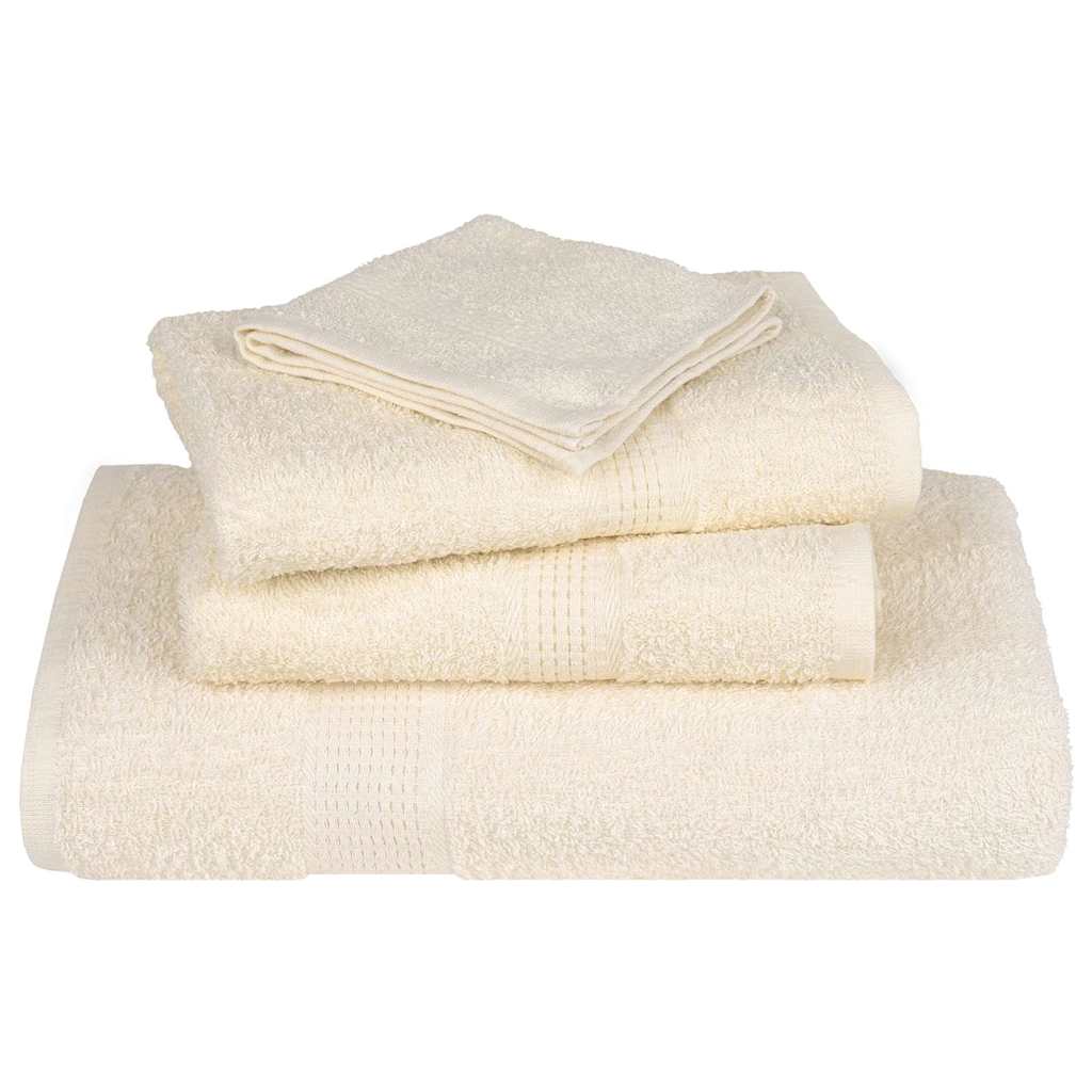 2 db krémszínű vendégtörölköző FROGN 30 x 50 cm 360 g/m² 4