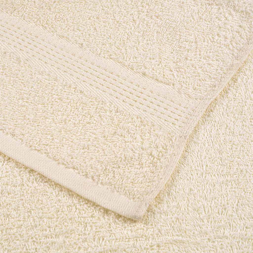 2 db krémszínű vendégtörölköző FROGN 30 x 50 cm 360 g/m² 6