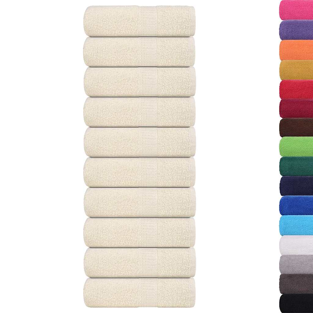 10 db FROGN vendégtörölköző krémszínű 30 x 50 cm 360 g/m² 2
