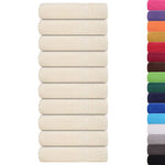 10 db krémszínű FROGN kéztörlő 50 x 100 cm 360 g/m² 2