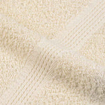 10 db krémszínű FROGN kéztörlő 50 x 100 cm 360 g/m² 7