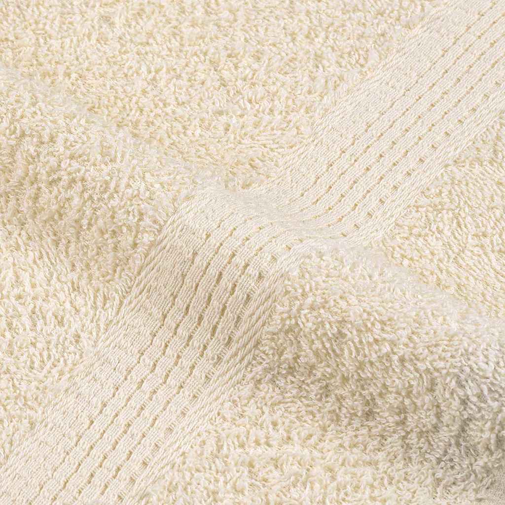10 db krémszínű FROGN kéztörlő 50 x 100 cm 360 g/m² 7