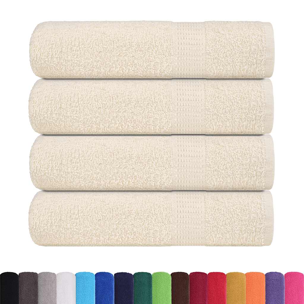 4 db krémszínű FROGN zuhanytörölköző 70 x 140 cm 360 g/m² 2