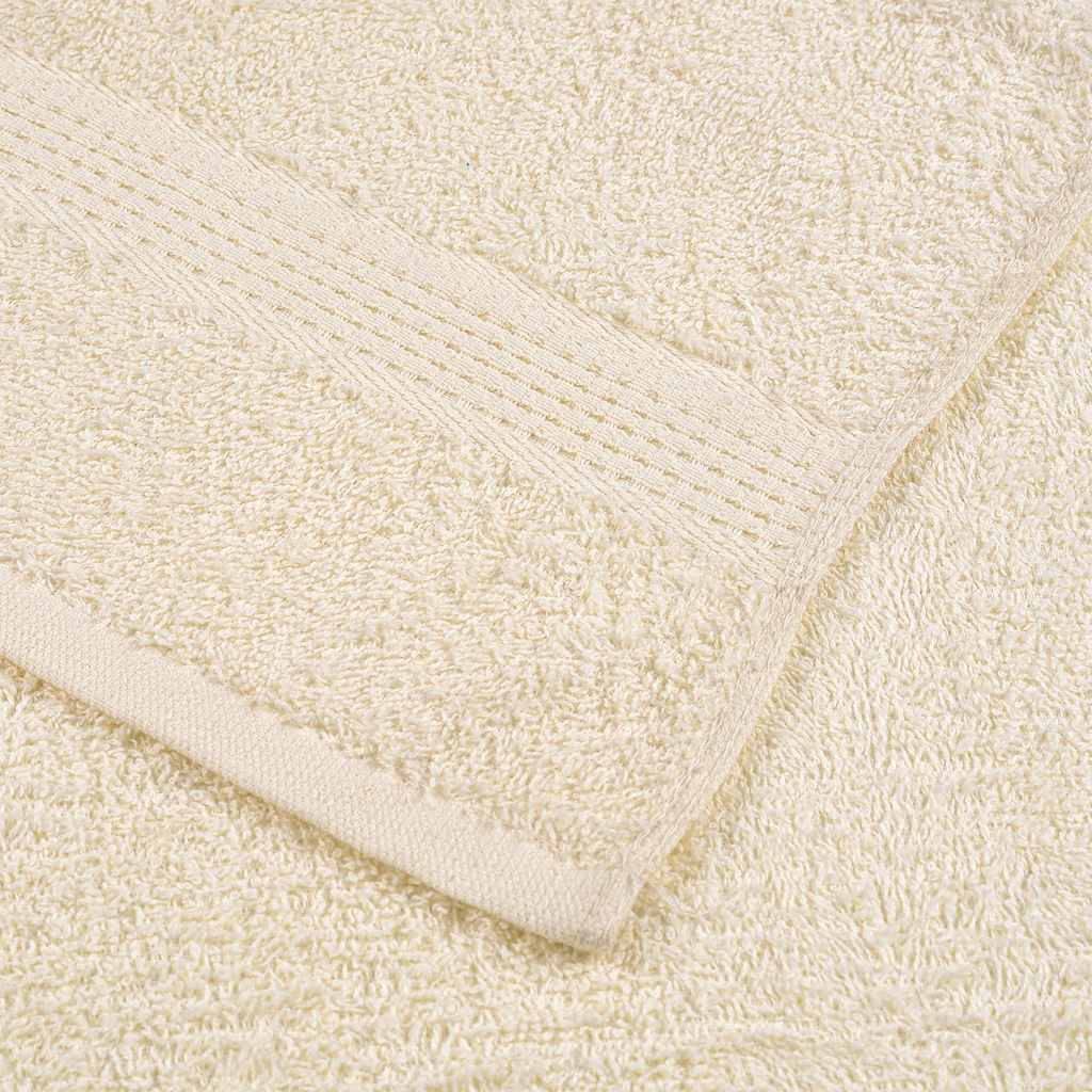4 db krémszínű FROGN zuhanytörölköző 70 x 140 cm 360 g/m² 6