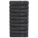 Prémium kéztörlő SOLUND 10 db antracitszürke 50 x 100 cm 600 g/m²
