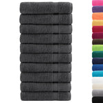 Prémium kéztörlő SOLUND 10 db antracitszürke 50 x 100 cm 600 g/m² 2