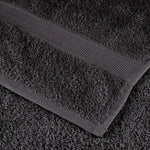 Prémium kéztörlő SOLUND 10 db antracitszürke 50 x 100 cm 600 g/m² 6