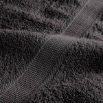 Prémium kéztörlő SOLUND 10 db antracitszürke 50 x 100 cm 600 g/m² 7