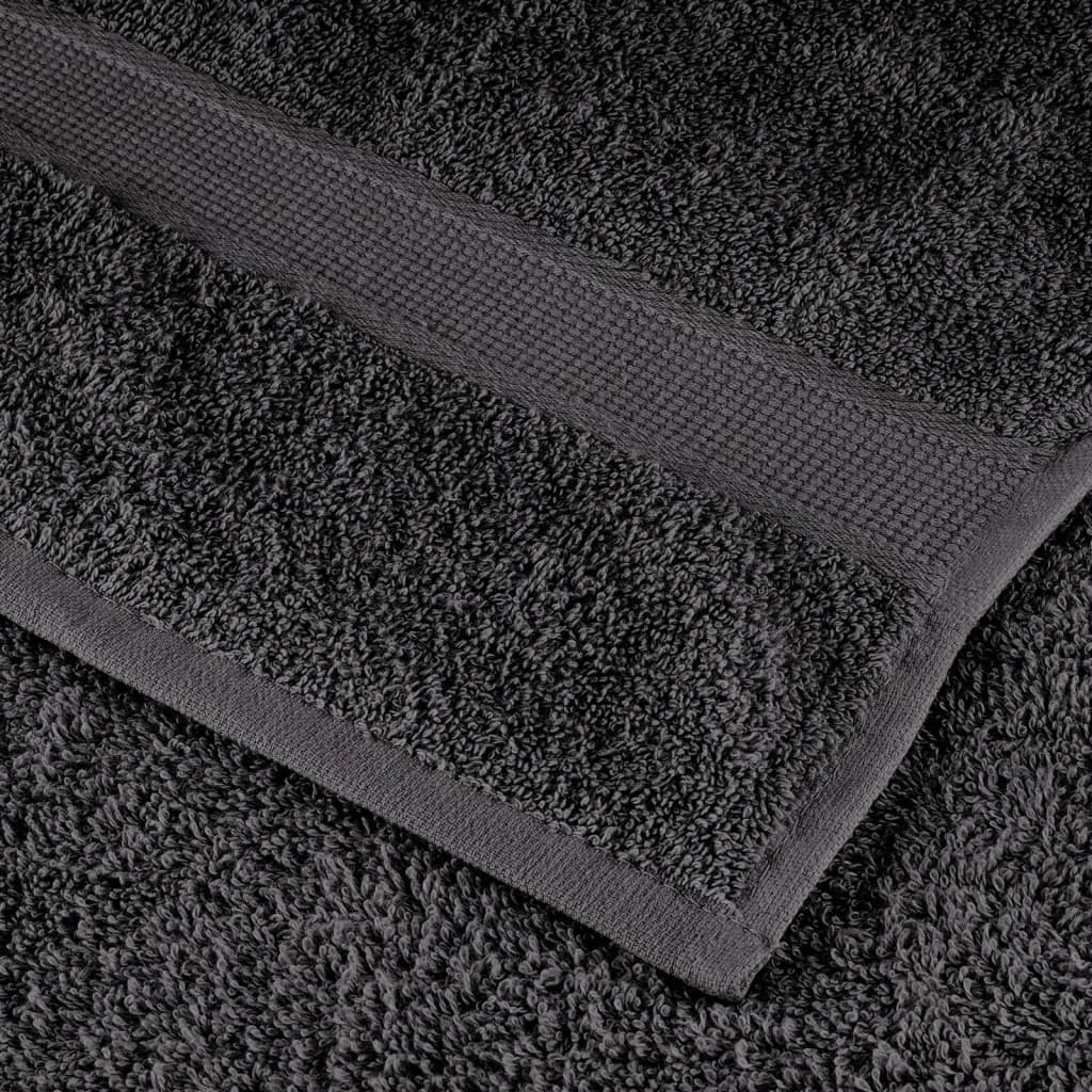 2 db prémium SOLUND törölköző antracitszürke 100 x 200 cm 600 g/m² 5