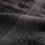 2 db prémium SOLUND törölköző antracitszürke 100 x 200 cm 600 g/m² 6