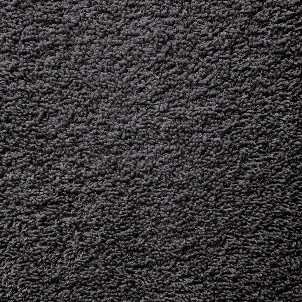 2 db prémium SOLUND törölköző antracitszürke 100 x 200 cm 600 g/m² 7