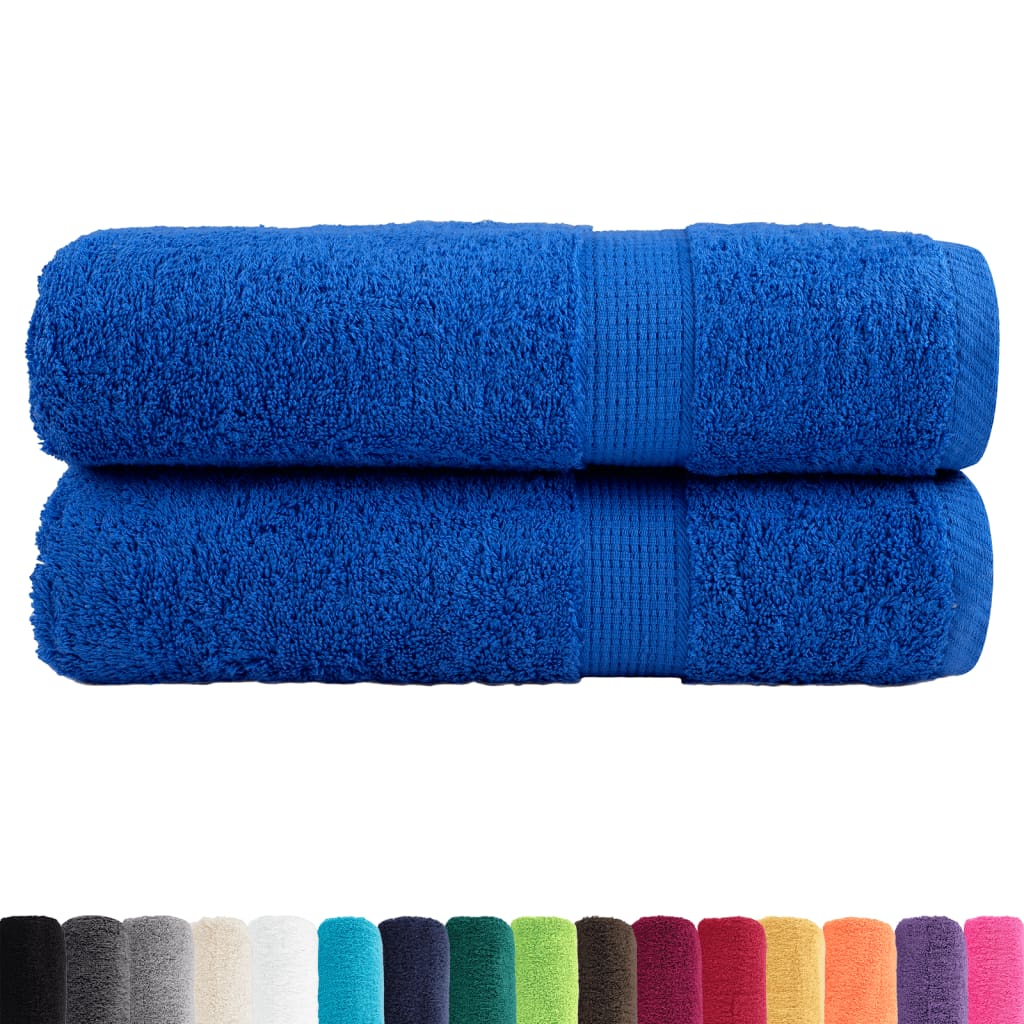 Prémium fürdőlepedő SOLUND 2 db kék 100 x 150 cm 600 g/m² 2
