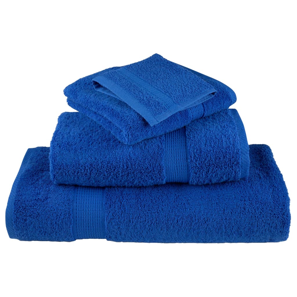 Prémium fürdőlepedő SOLUND 2 db kék 100 x 150 cm 600 g/m² 4