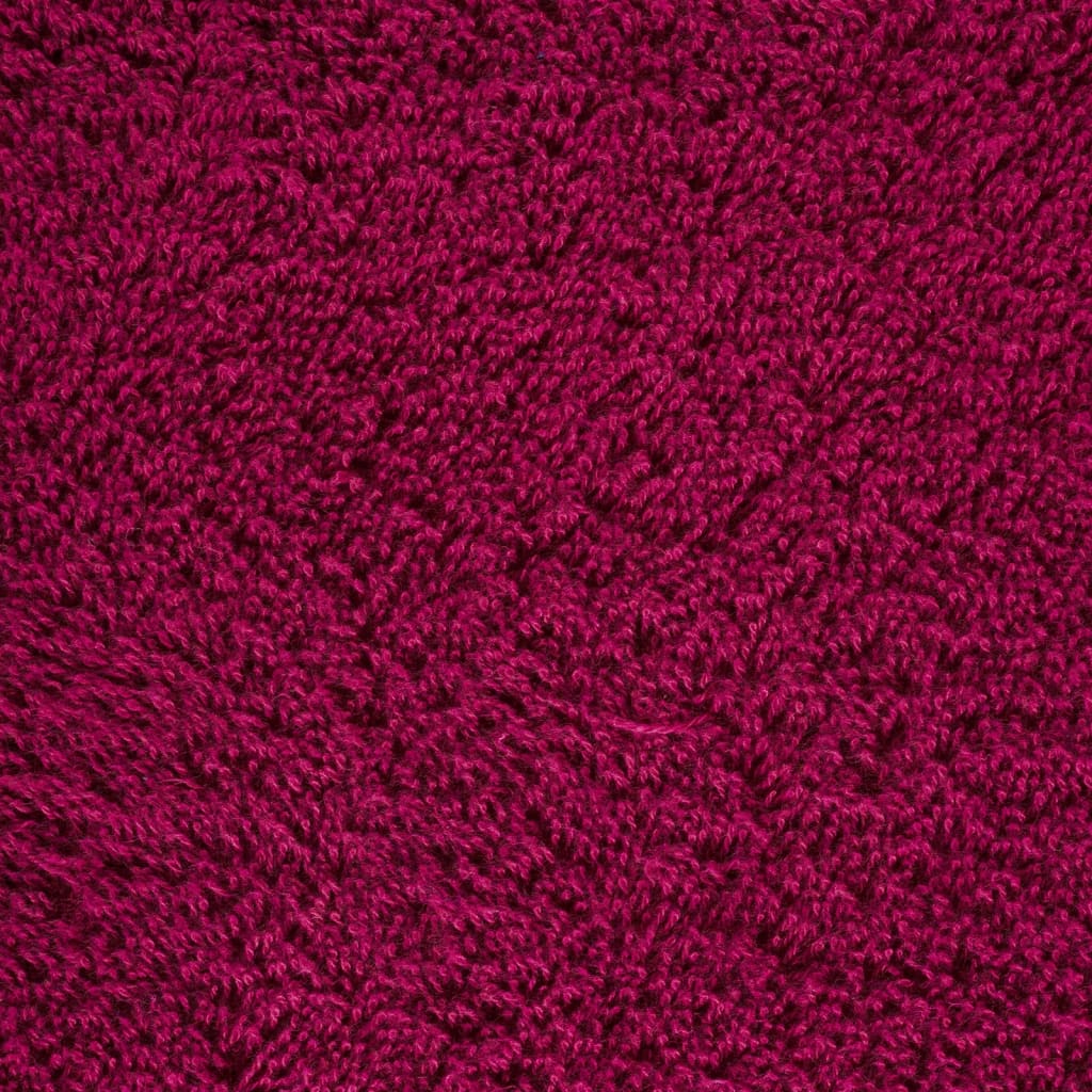4 db prémium SOLUND törölköző bordó 100 x 200 cm 600 g/m² 5