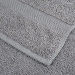 4 db prémium SOLUND kéztörlő szürke 50 x 100 cm 600 g/m² 6