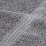 4 db prémium SOLUND kéztörlő szürke 50 x 100 cm 600 g/m² 7