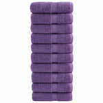 10 db prémium vendégtörölköző SOLUND lila 30 x 50 cm 600 g/m²