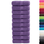 10 db prémium vendégtörölköző SOLUND lila 30 x 50 cm 600 g/m² 2