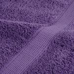 10 db prémium vendégtörölköző SOLUND lila 30 x 50 cm 600 g/m² 7